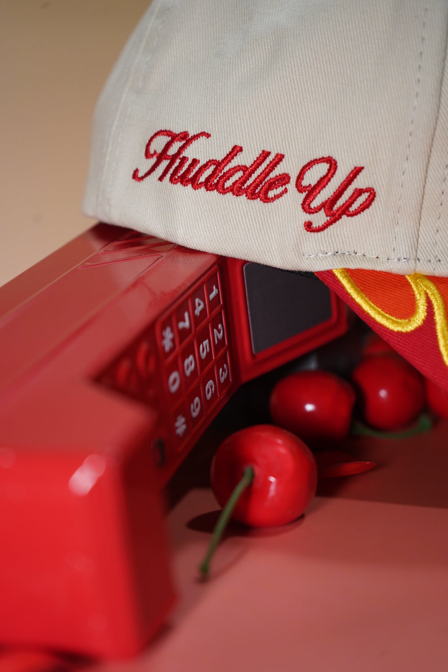 HUDDLE UP STAY-GLOBAL “Flame Crown” Fitted